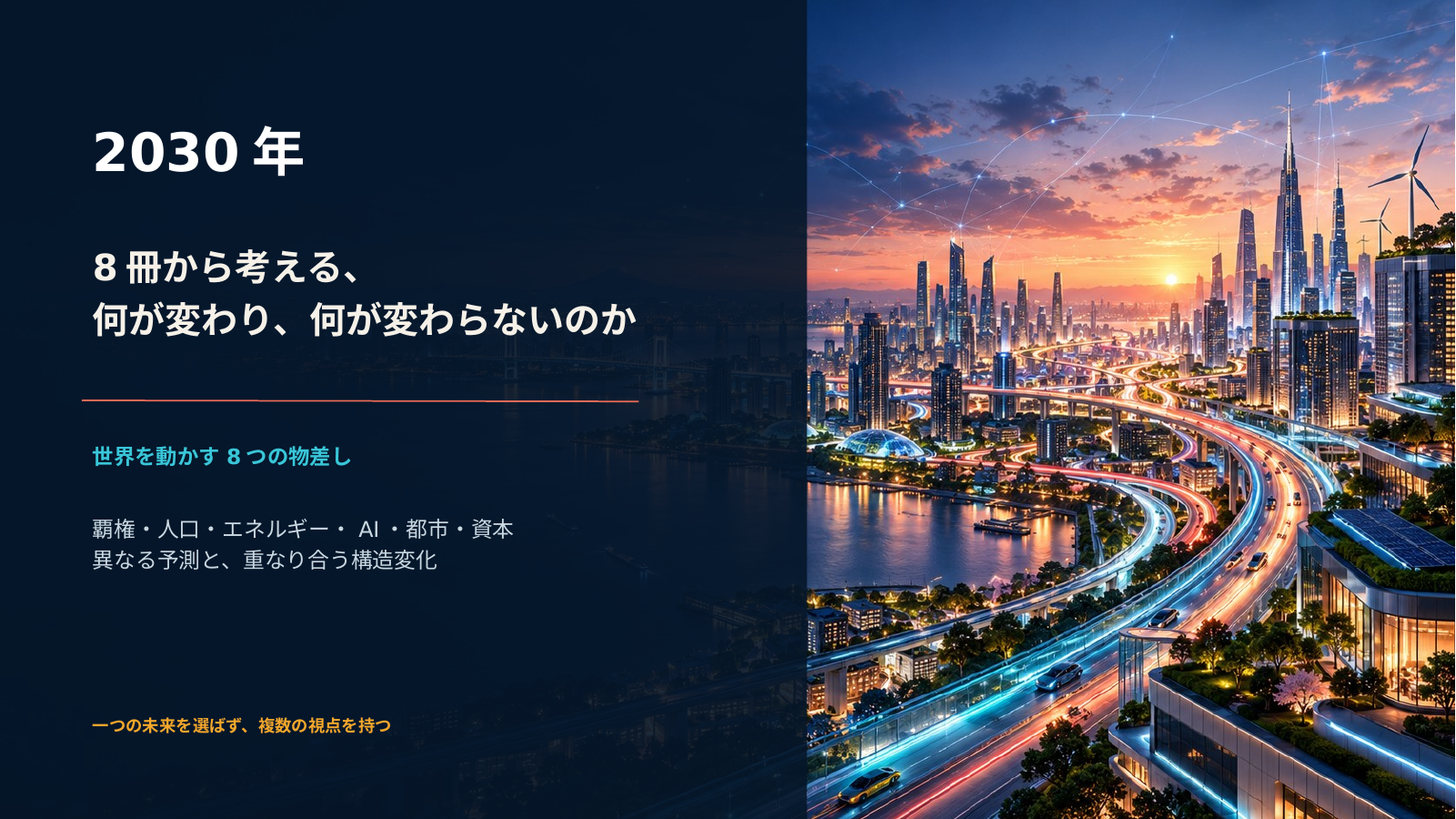 改訂・2030年の姿のスライド